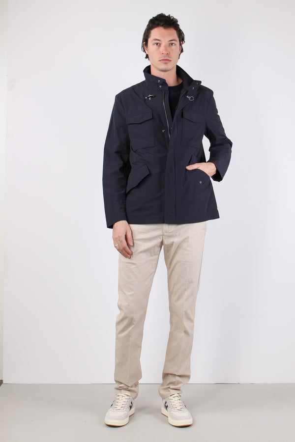 Feel Jacket Nylon Gancio Blu