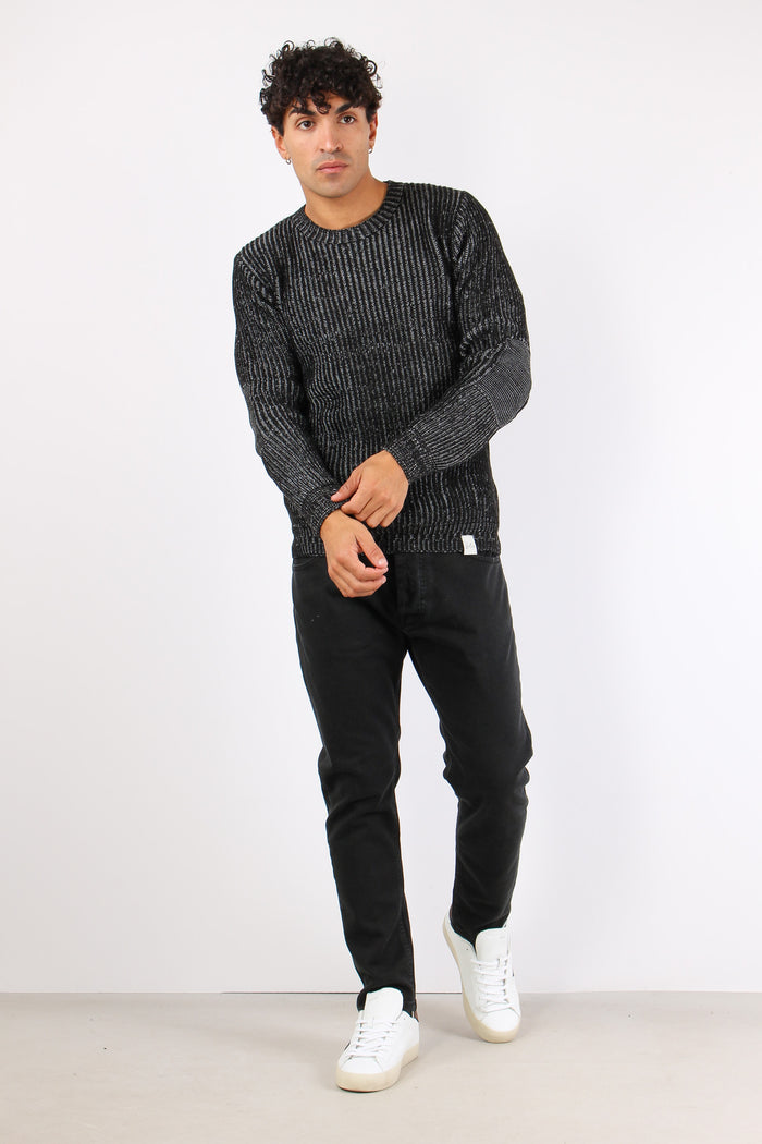 Girocollo Costa Inglese Bicolo Nero/perla-4