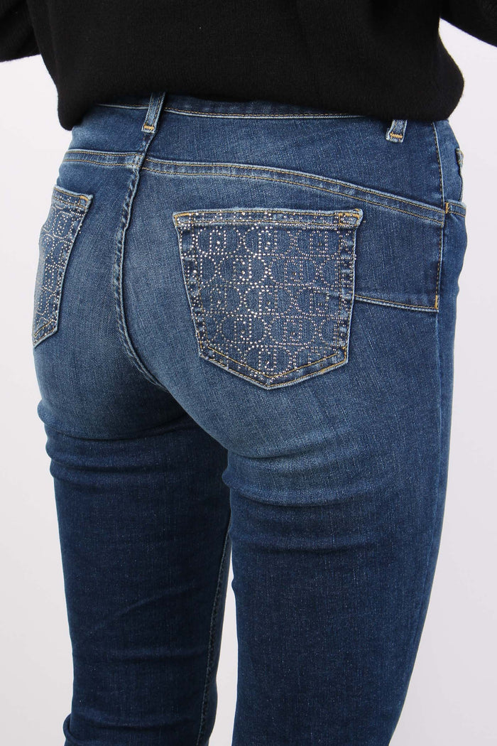 Jeans Divine Tasca Strass Denim Blue Winner-6