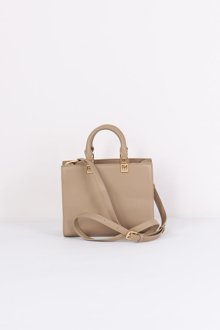 Shopping Mini Logo Taupe-4