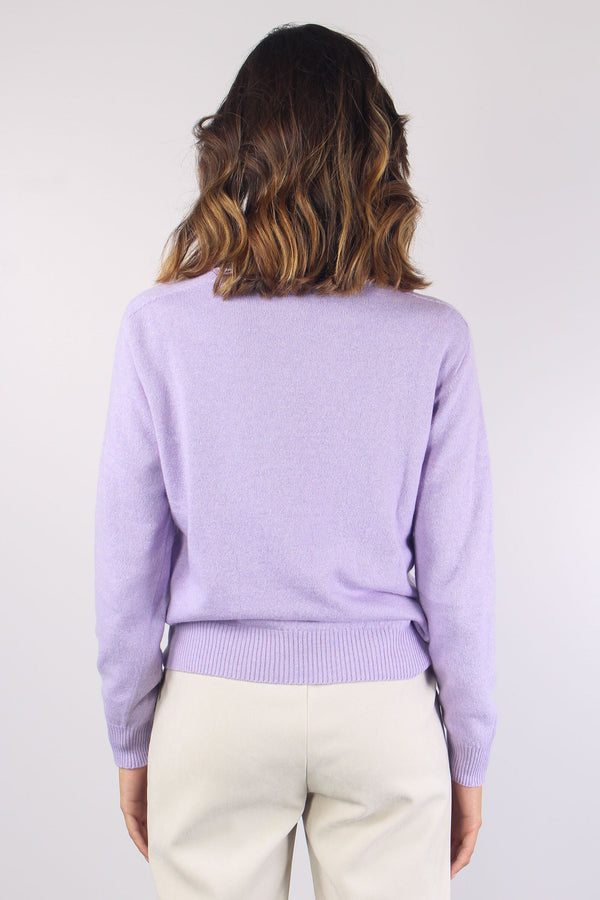 Girocollo Misto Cashmere Lilla-2