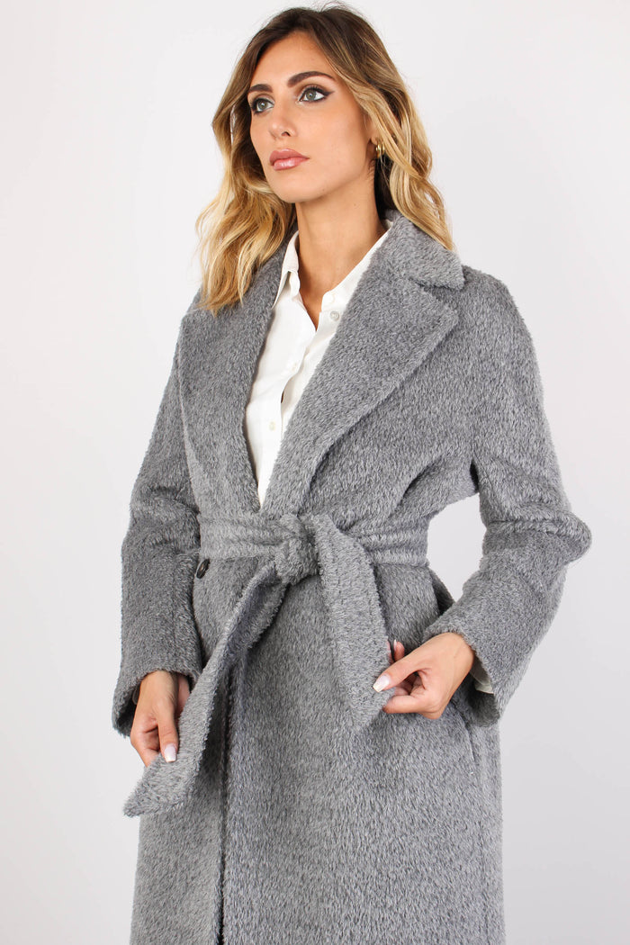 Galante Cappotto Ovetto Grigio Chiaro-7