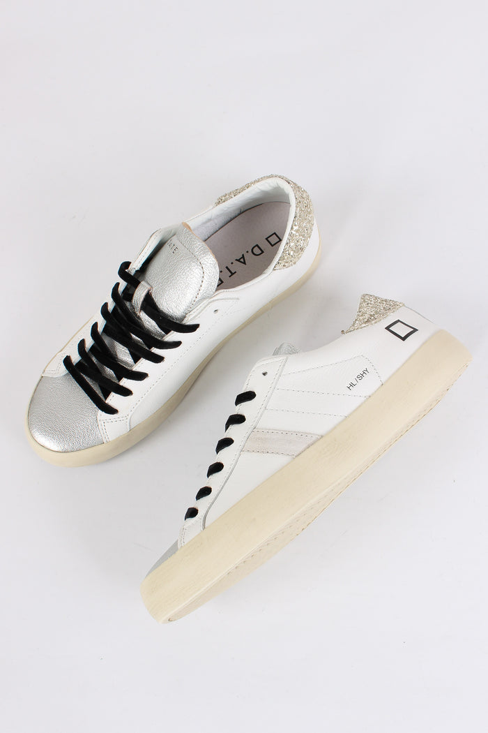 Sneaker Hill Low Shiny Glitter White/platinium-2