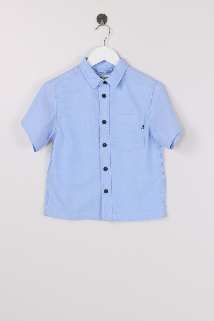 Camicia M/m Oxfors Azzurro