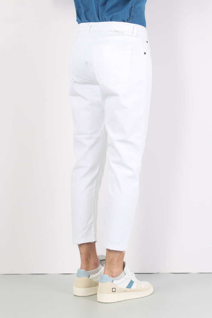 Pantalone Cropped Bianco-4