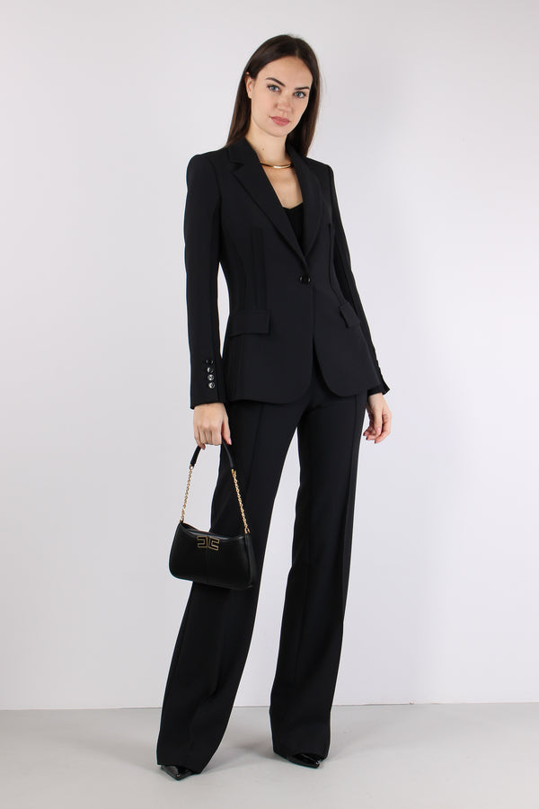 Pantalone Palazzo Essensial Nero