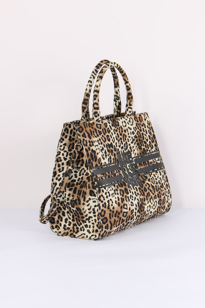 Tote Maxi Tracolla Maculato-7