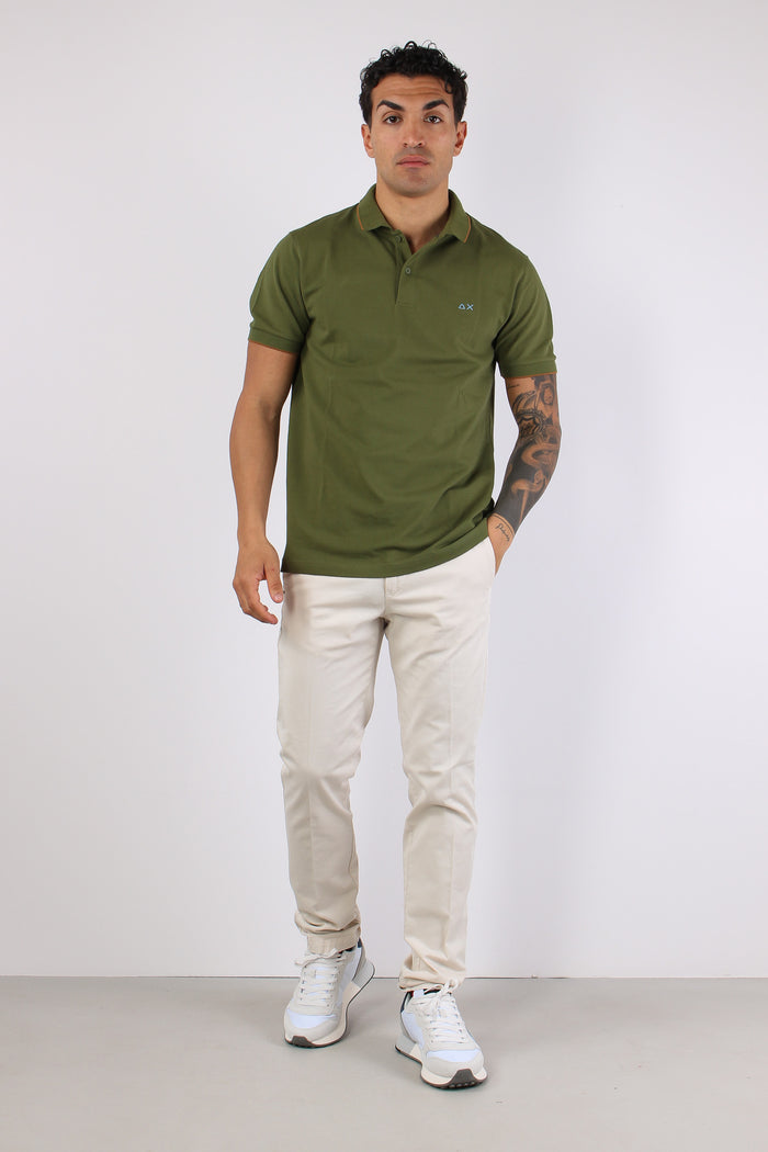 Polo Profilo Sottile Verde-2