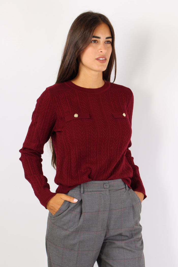 Jude Maglia Treccia Pattina Bordeuax-6