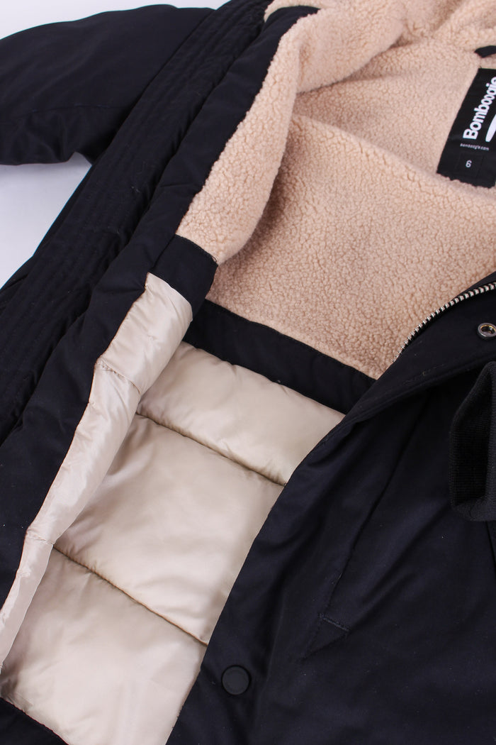 Parka Imbottito Orsetto Black-3