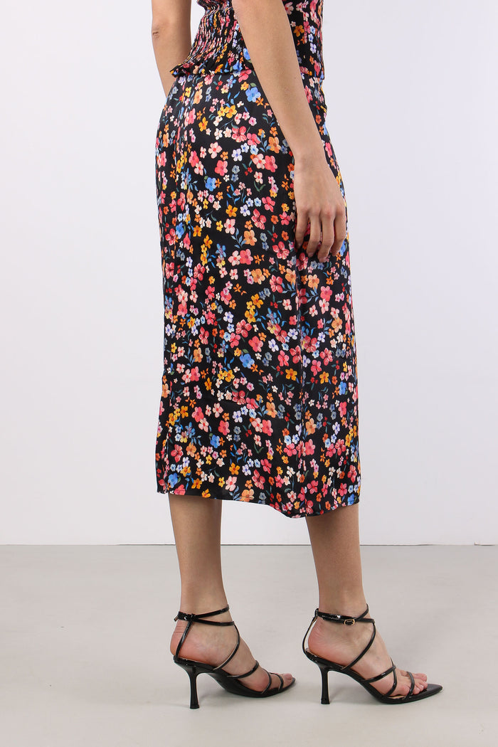 Gonna Spacco Inserto Pizzo Nero-6