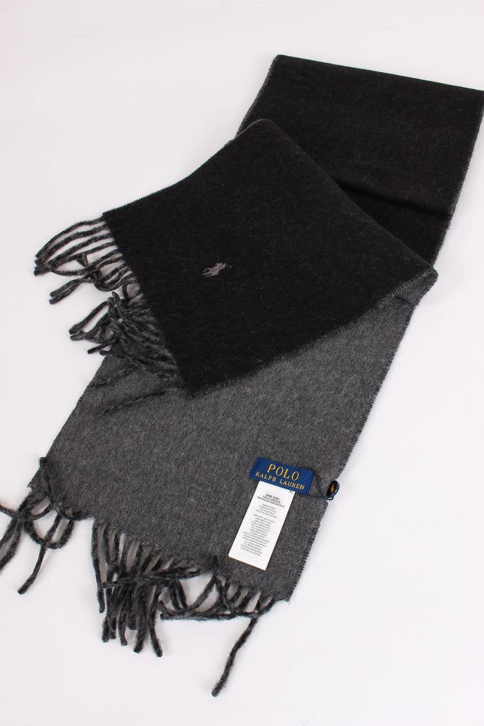 Sciarpa Bicolor Lana Black/grey-4