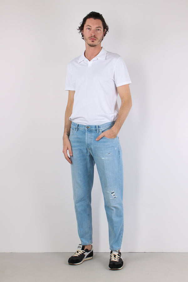 Brighton Denim Rotture Slavato Denim Chiaro