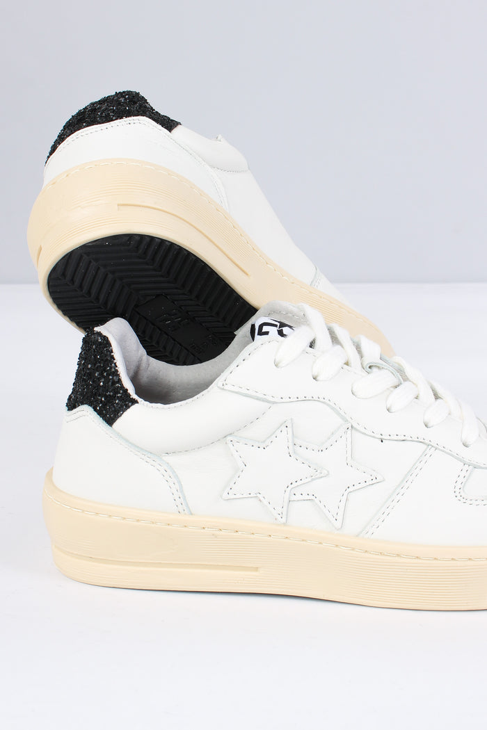 Sneakers Padel Star Glitter Bianco/argento-5