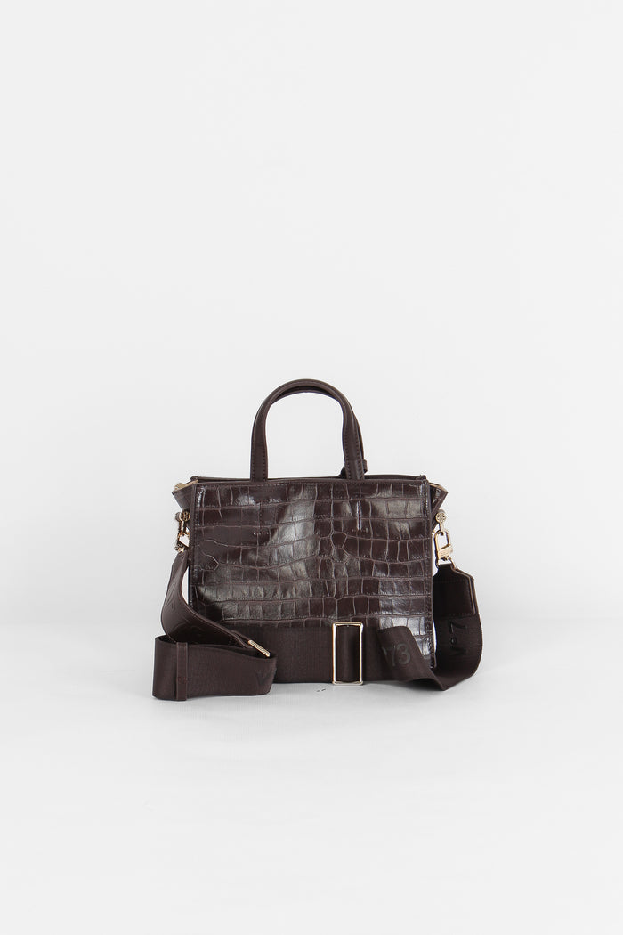 Blake Mini  Shopping Cocco Moro-3