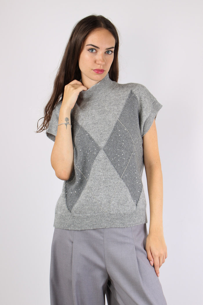 Gilet Rombi Grigio-2