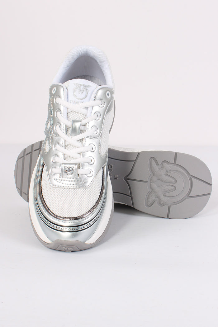 Glammy 04 Sneaker Metalizzat Mesh Silver-4