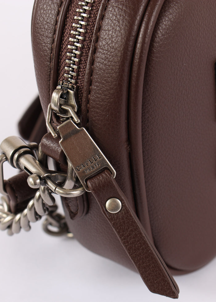 Camera Bag Maxi Logo Rilievo Moro-8