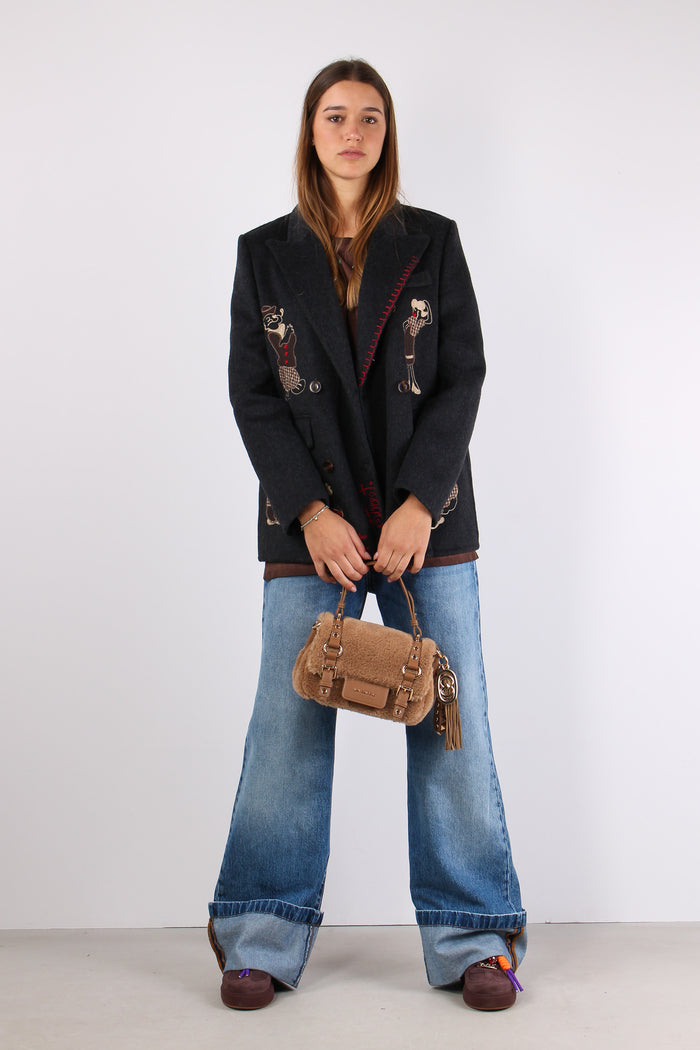 Giacca Impuntura Patch Unica-7