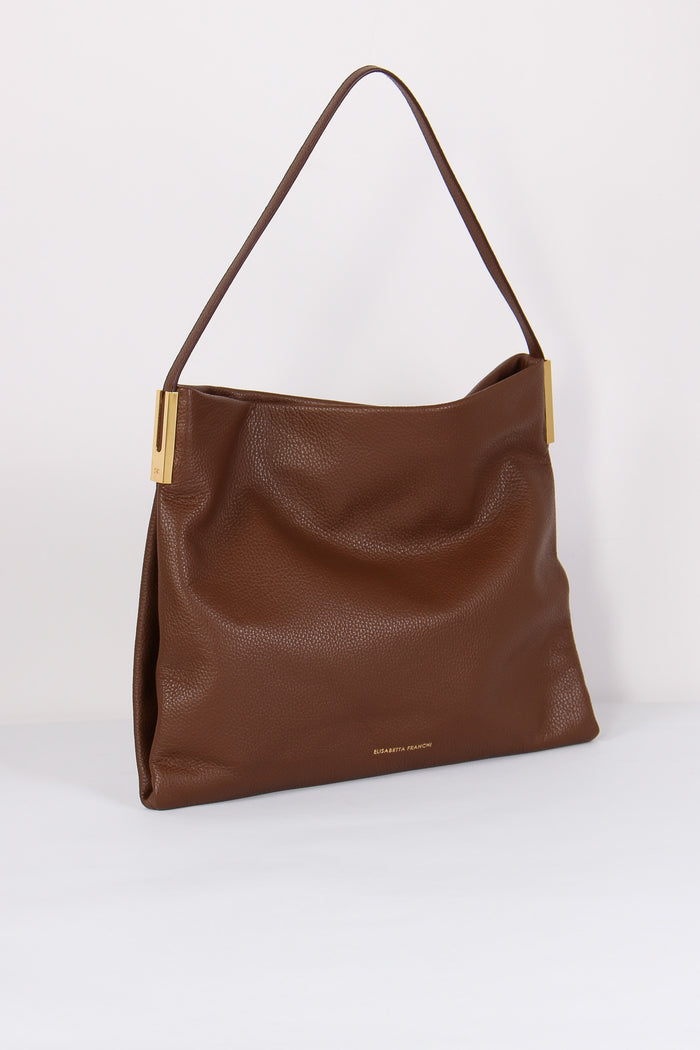 Borsa Pelle Piegata Coffee-6