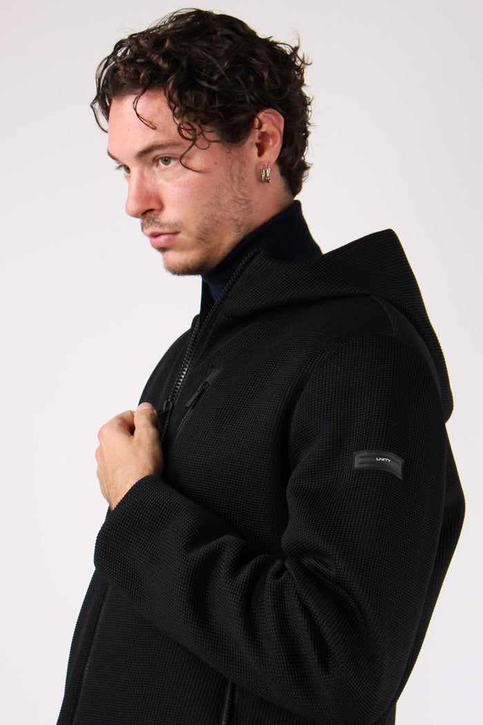 Giubbotto Corto Tricotech Black-4