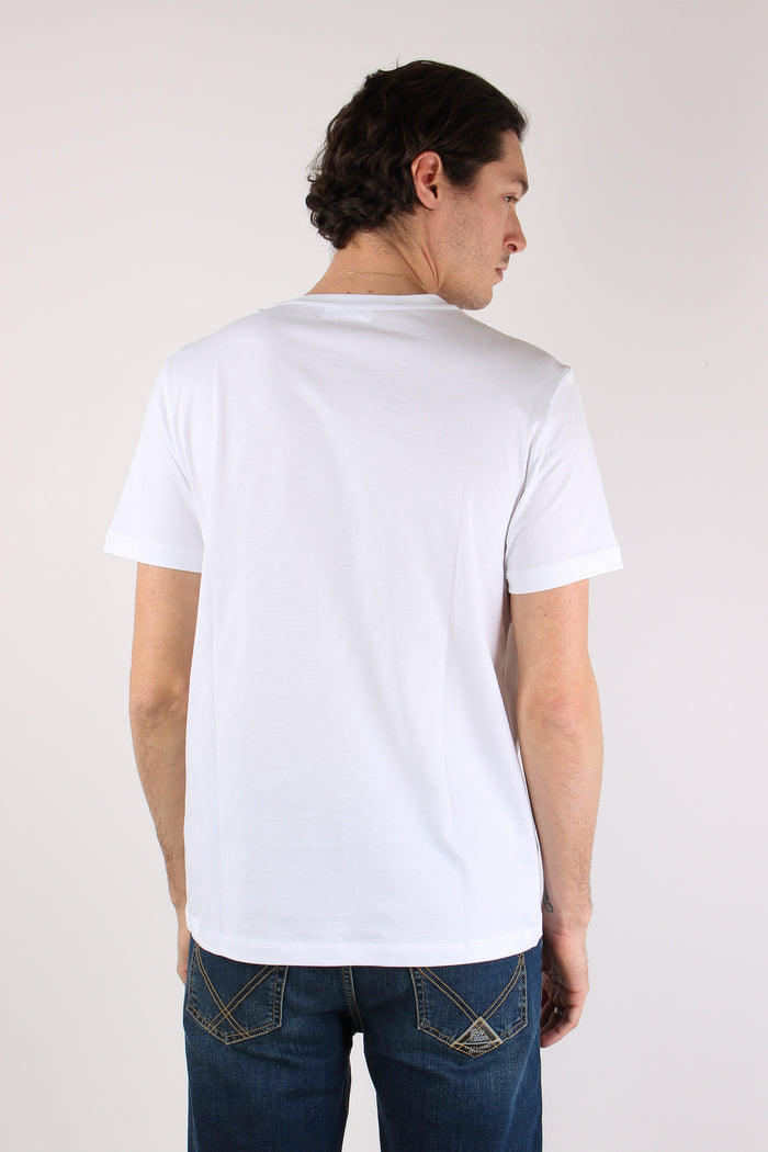 T-shirt Logo Scritta Bianco-6