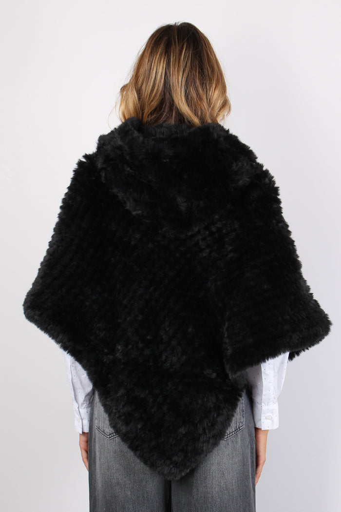 Poncho Teddy Logo Nero-3