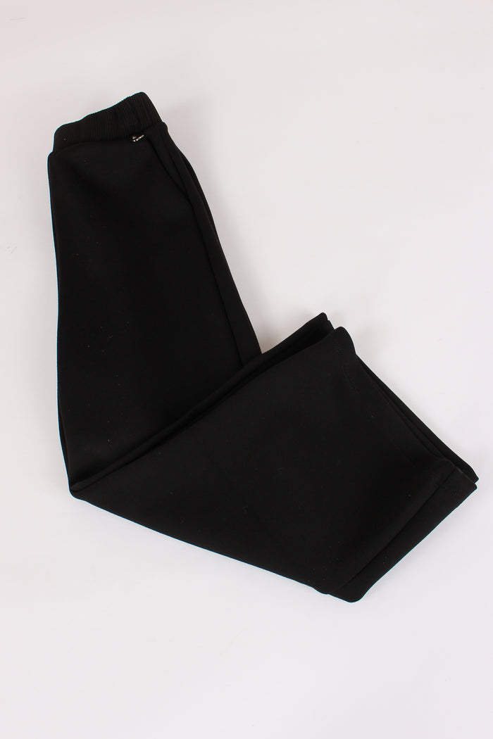 Pantalone Ampio Felpa Black-3