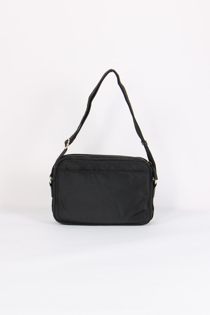 Camera Case Nylon Logo Nero-3