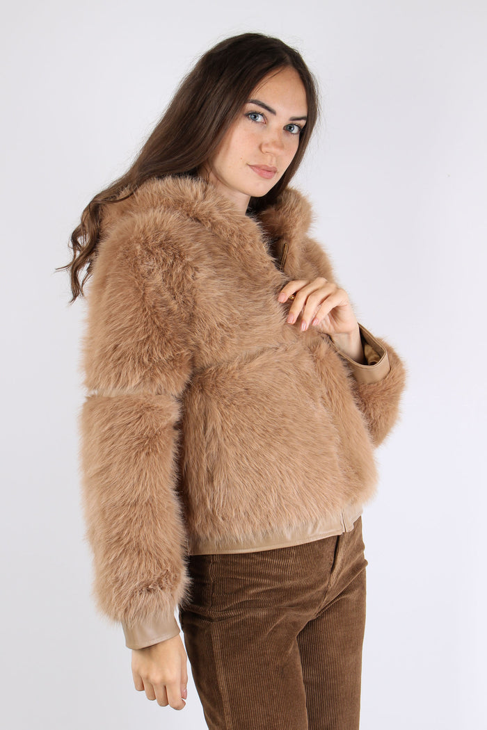 Penny Bomber Ecopelliccia Naturale-7