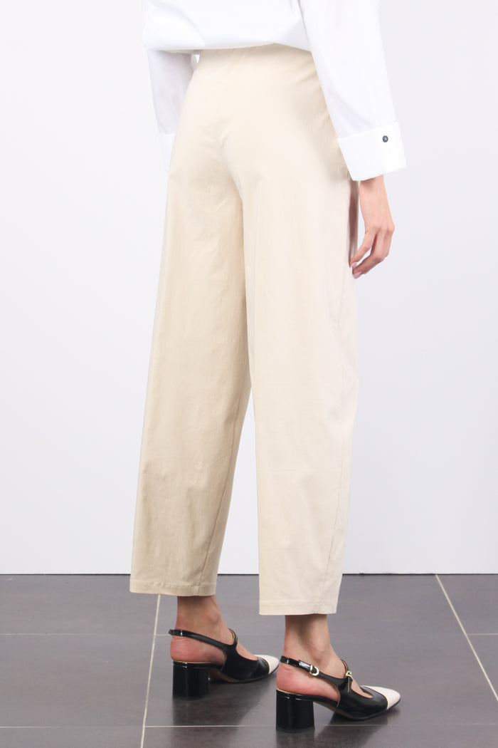 Pantalone Elastico Latte-6