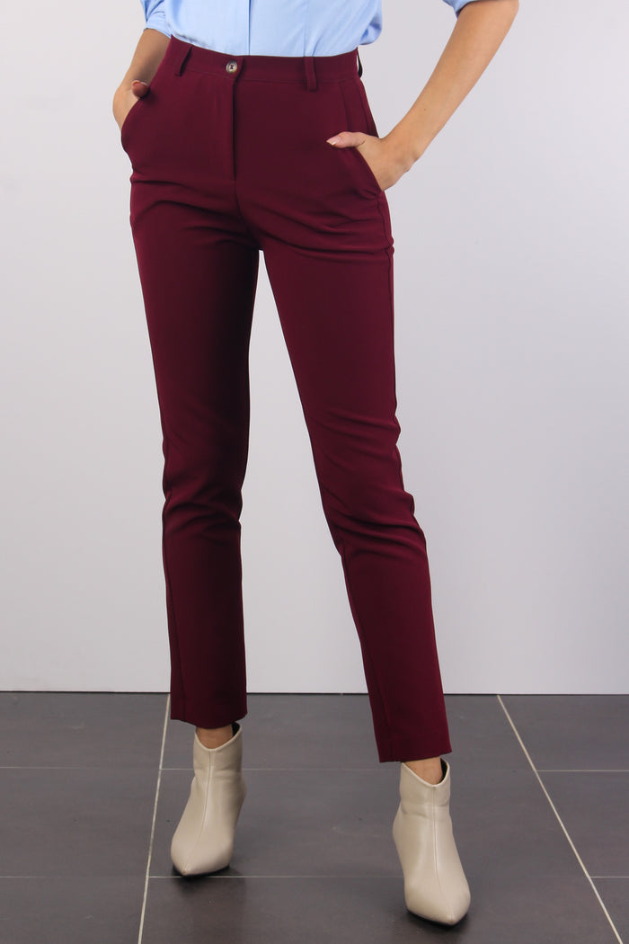 Pantalone New York Tecnico Bordeaux-2