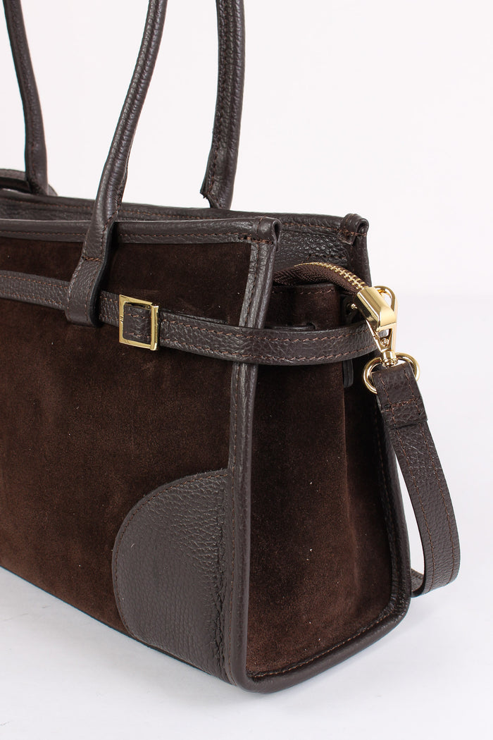 Shopping Orizontale Camoscio Moro-5