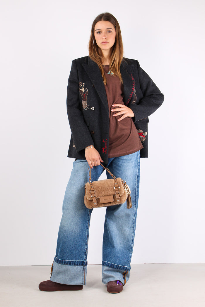 Giacca Impuntura Patch Unica