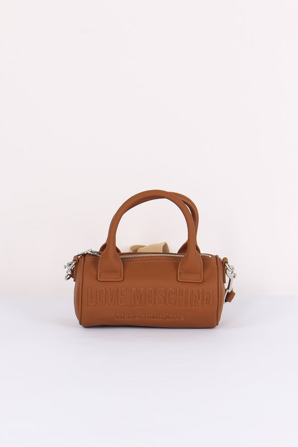 Bauletto Lettering Cuoio