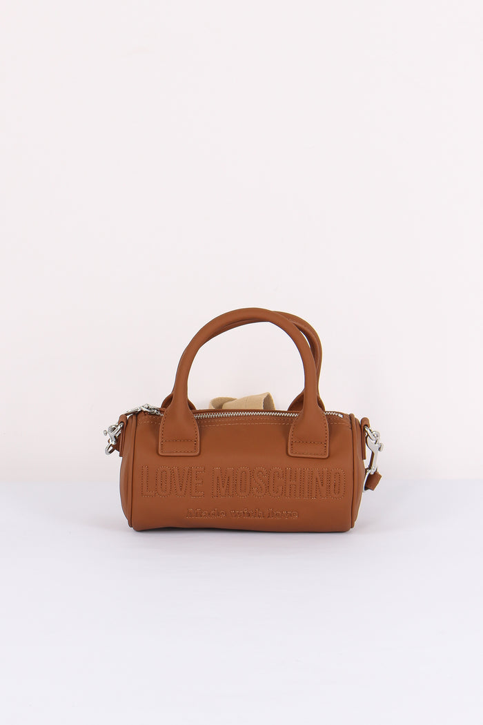 Bauletto Lettering Cuoio