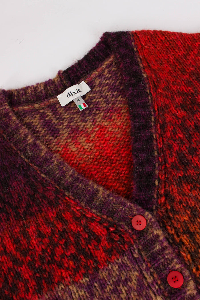 Gilet Over Bottoni Multicolor-3