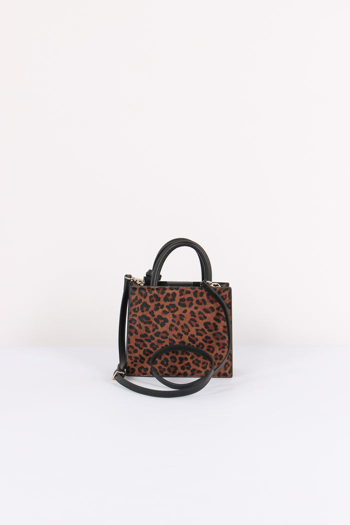 Borsa A Mano Mini Animalier Dark Leopard-3