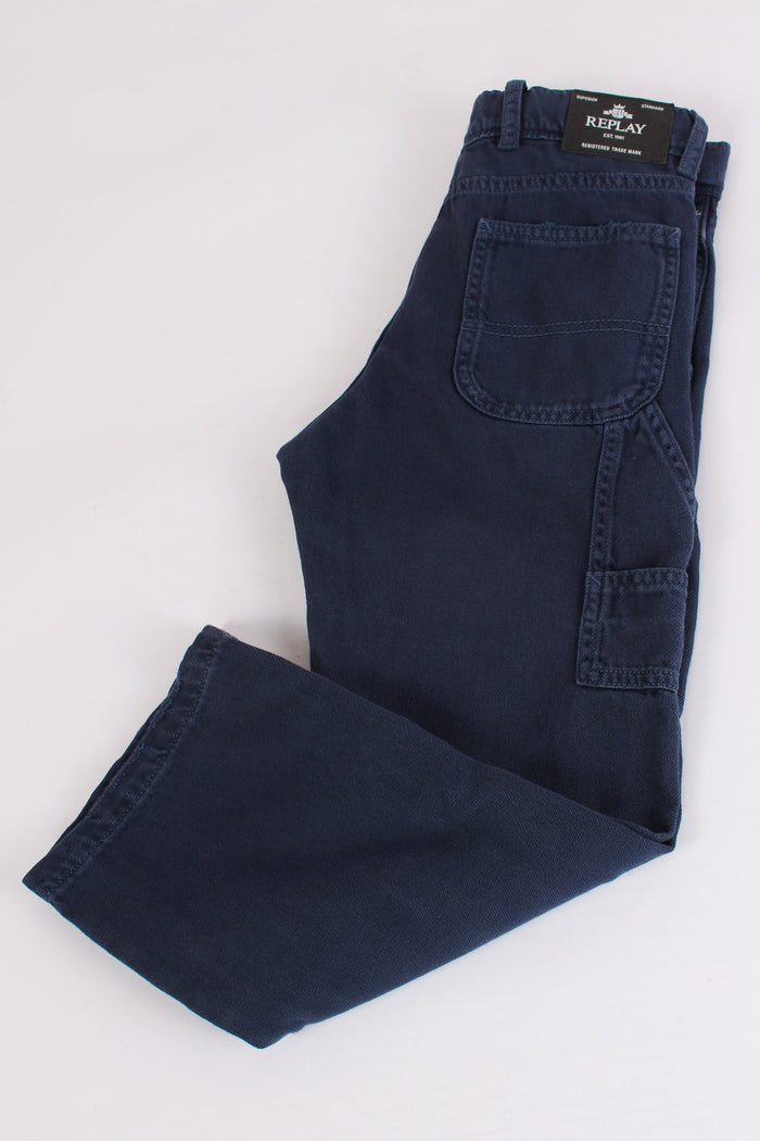 Denim Worker Morbido Blu-4