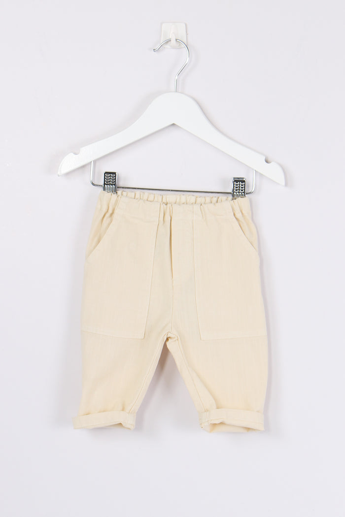 Pantalone Lino Cotone Naturale