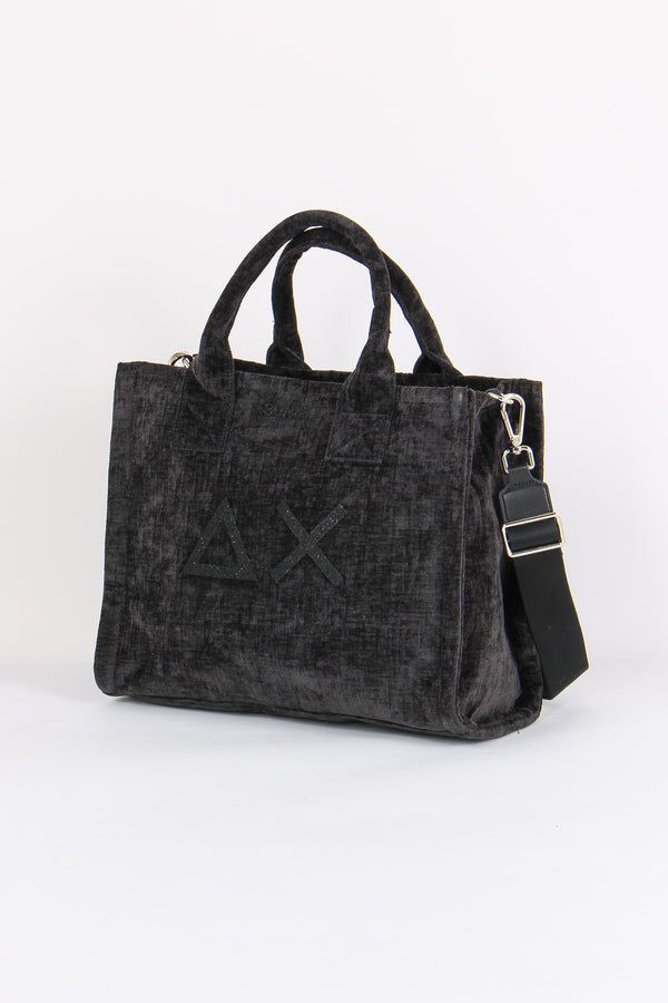 Shopping Media Velluto Nero-2