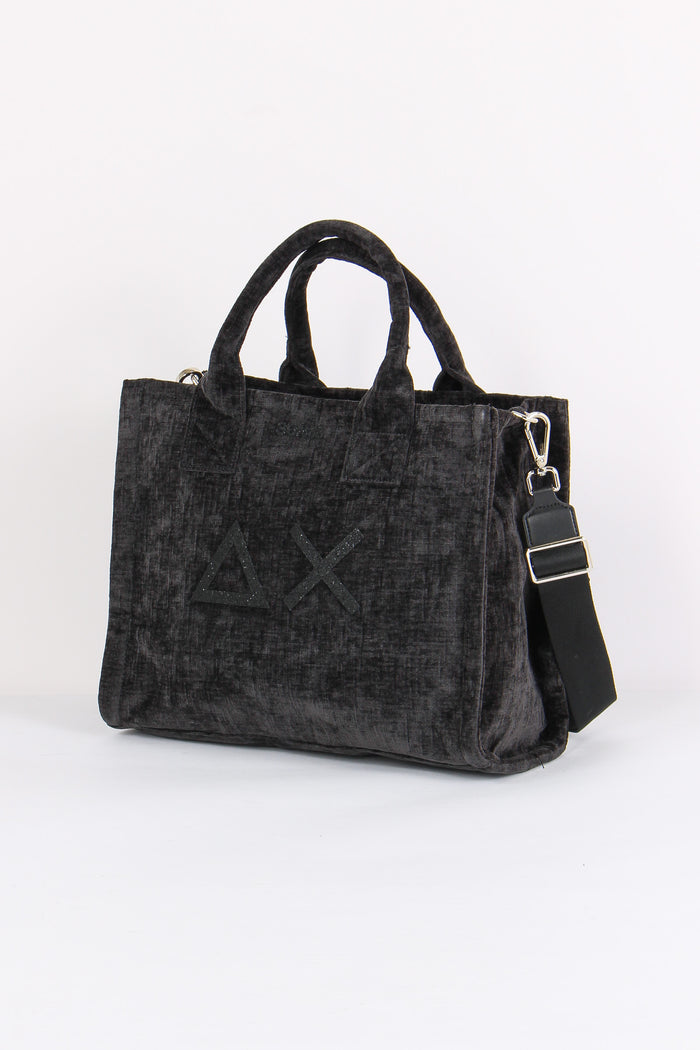 Shopping Media Velluto Nero-2