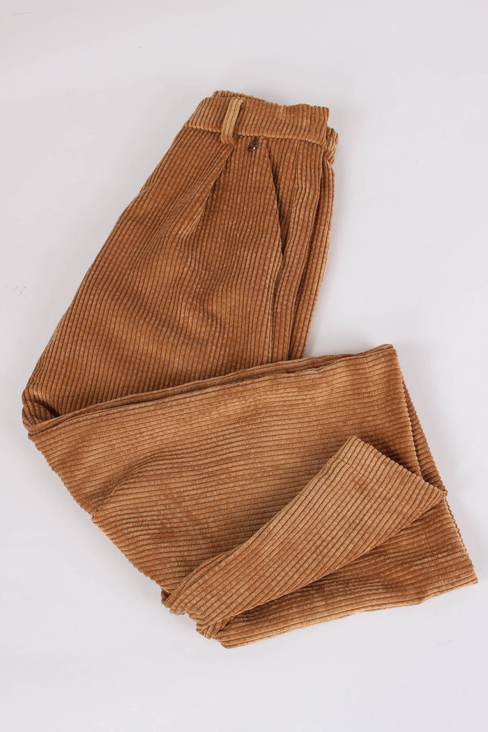 Pantalone Velluto Costa Cammello-3