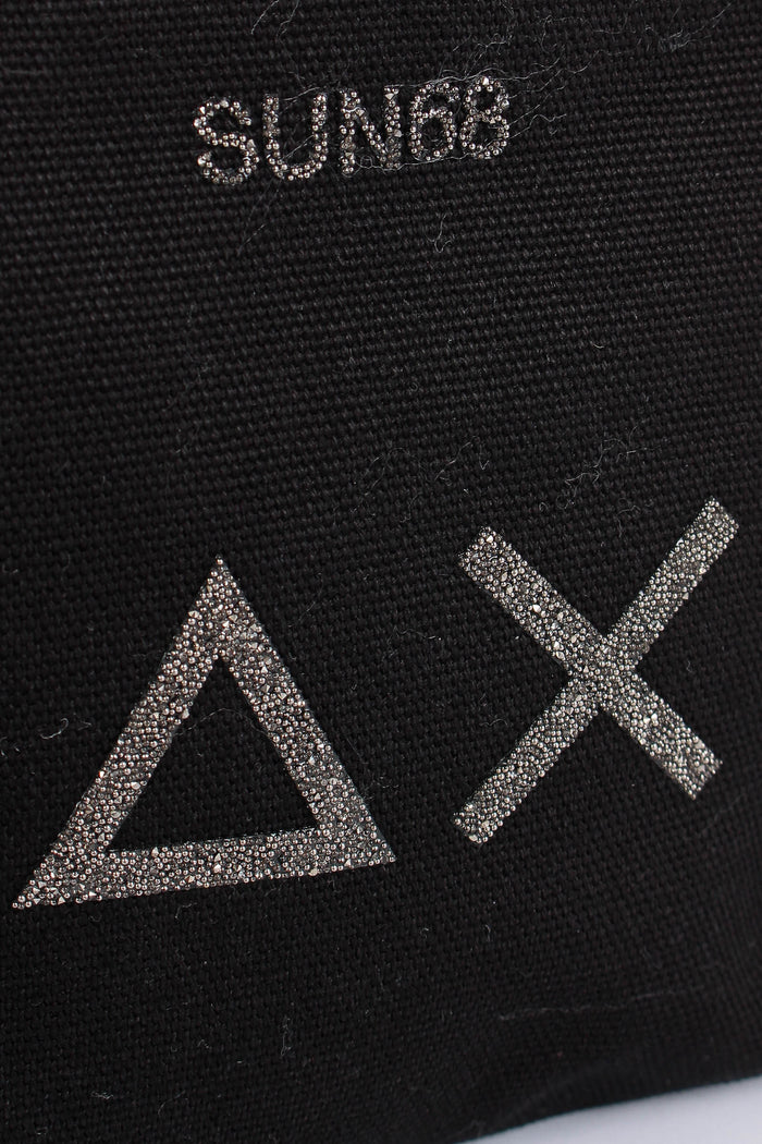Mini Pochette Canvas Nero-6