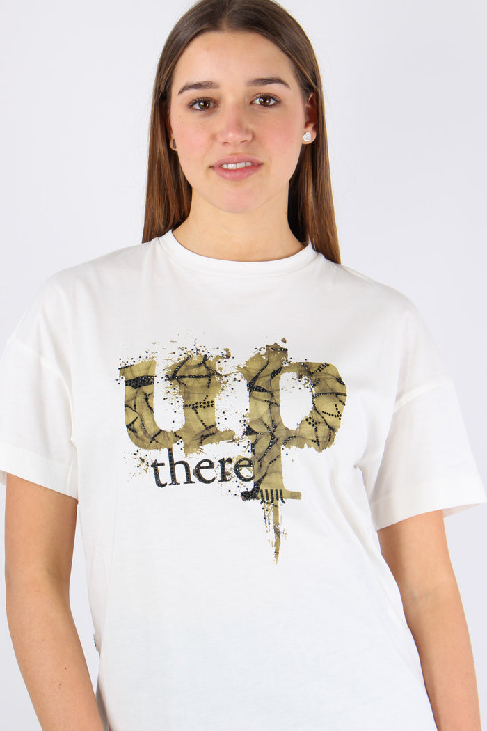 T-shirt Stampa Up Off White-7