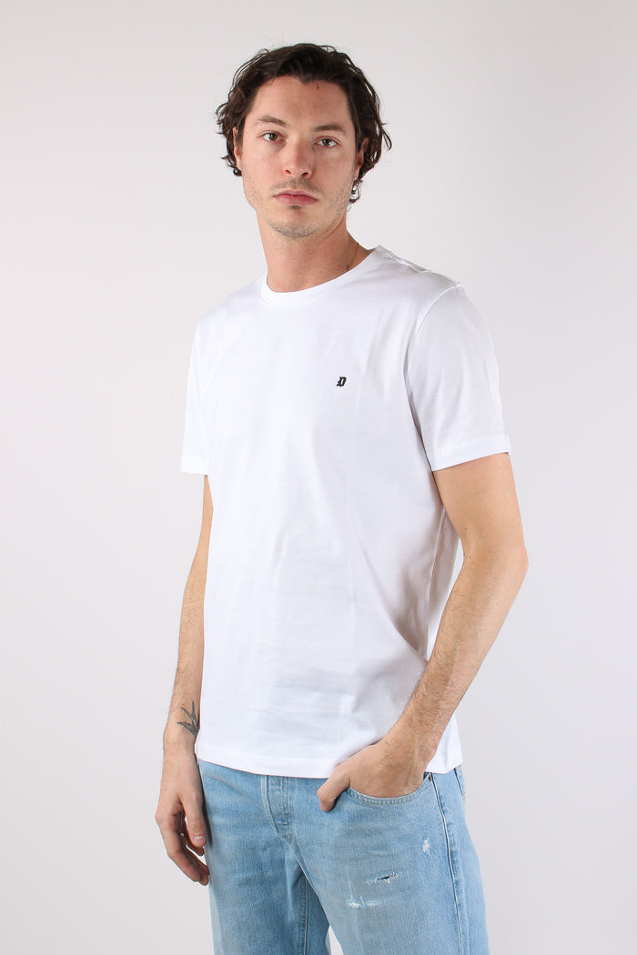T-shirt Logo Cotone Bianco-3