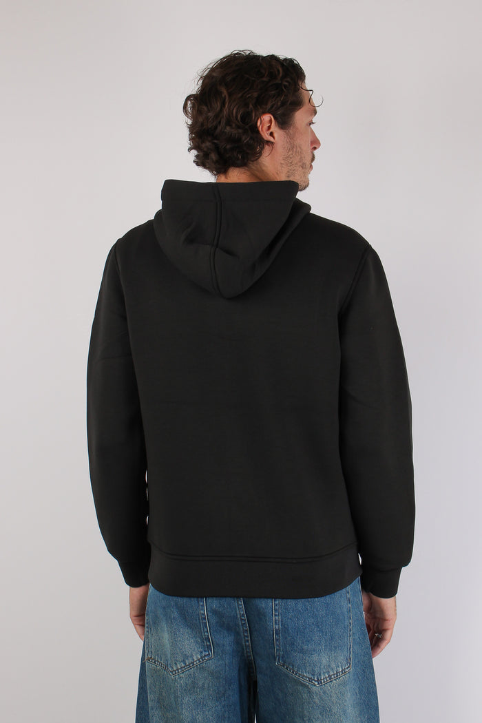 Felpa Scuba Cappuccio Black Pure-5