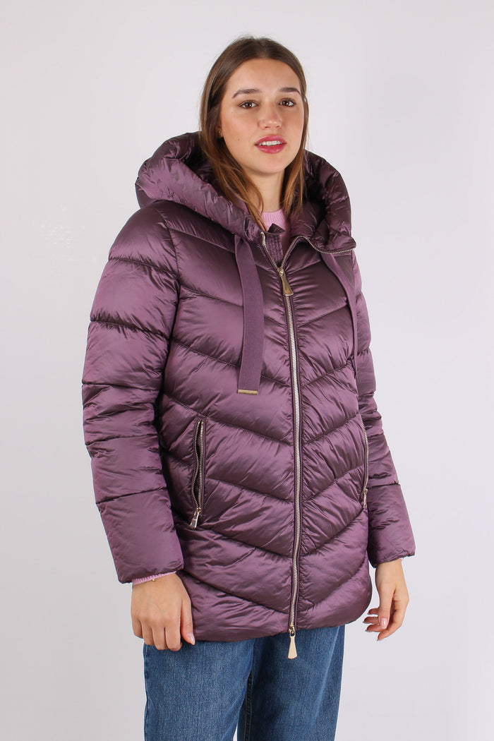 Piumino Svasato Glicine-9