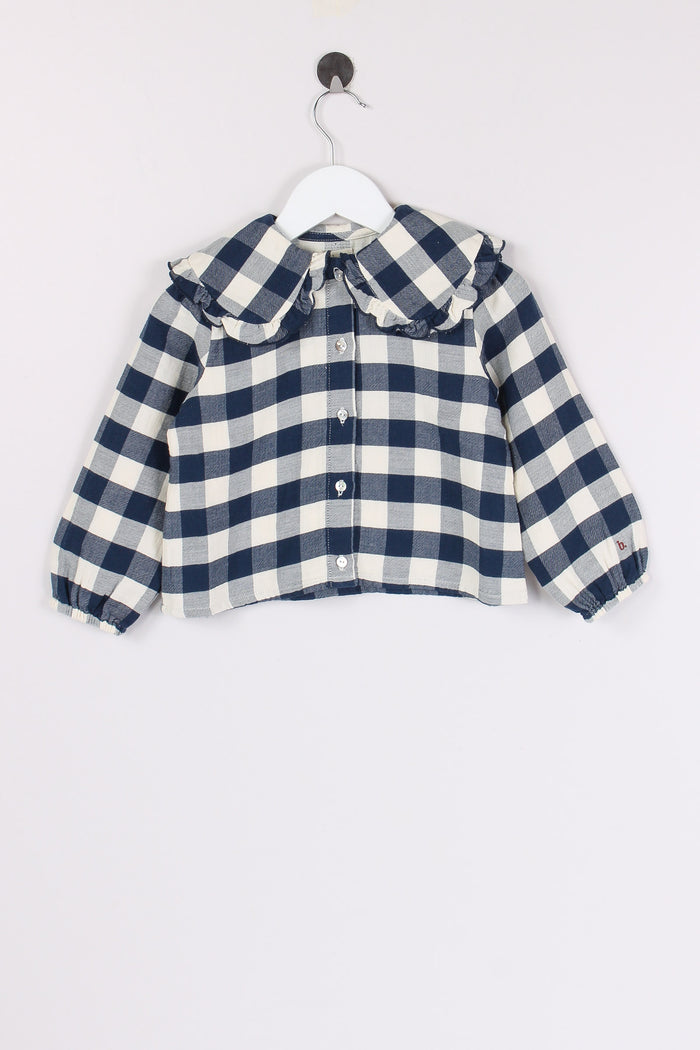 Camicia Quadro Navy/ivory