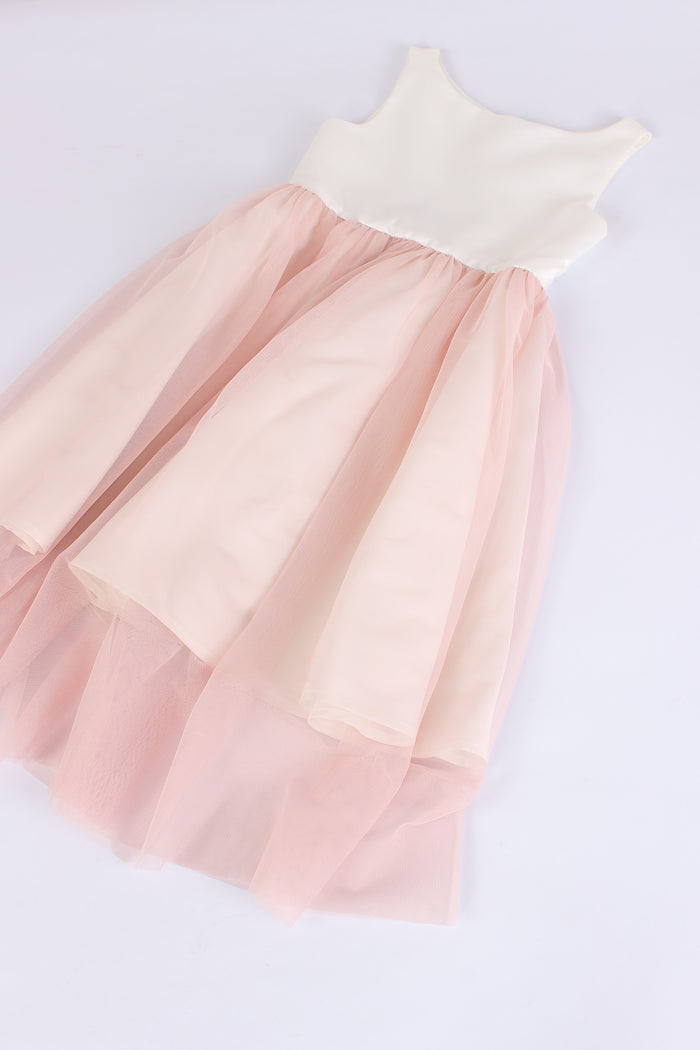 Abito Gonna Tulle Rosa-4